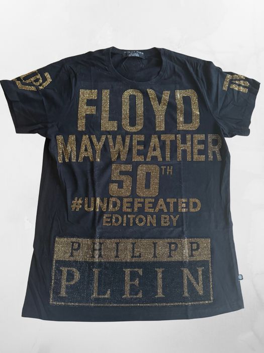 Philipp Plein x Floyd Mayweather Undefeated 50th. T-shirt Large.