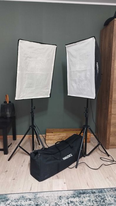 Kit 2 lumini softbox