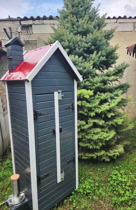 Afumători personalizate – din lemn cu interior din tabla galvanizată