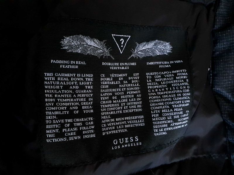 ПРОМО GUESS парка гъши пух-S и XL-Оригинално зимно яке