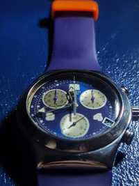 Ceas Swatch Irony Chrono Mesmeric 40mm Chronograph Blue Dial
