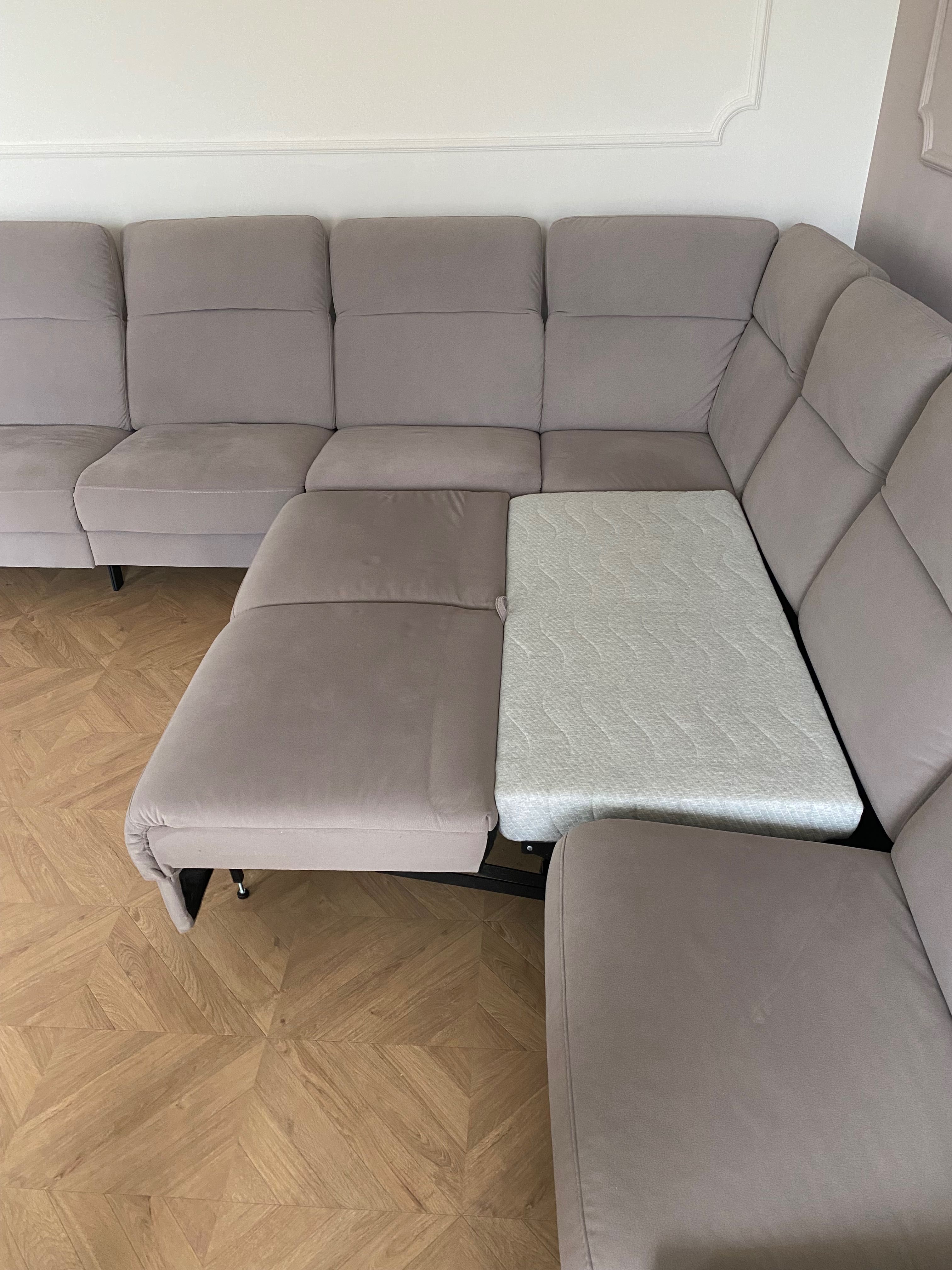 Ъглов диван Gala Collezione с функция кресло и сън