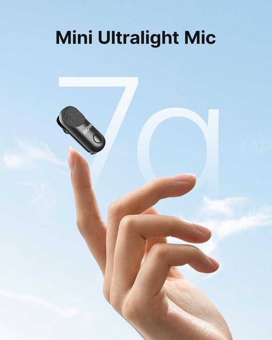 BOYA Magic - Безжични микрофони 4 в 1 (AI шумопотискане, USB-C)