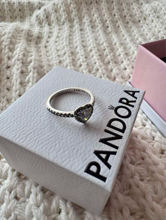 Vand inel silver inima PANDORA