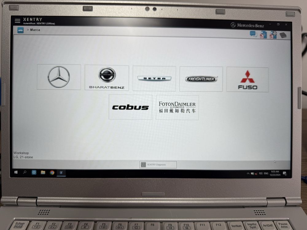 Tester/Diagnoza MERCEDES Xentry/Das Passthru la fel ca C3/C4/C5/C6