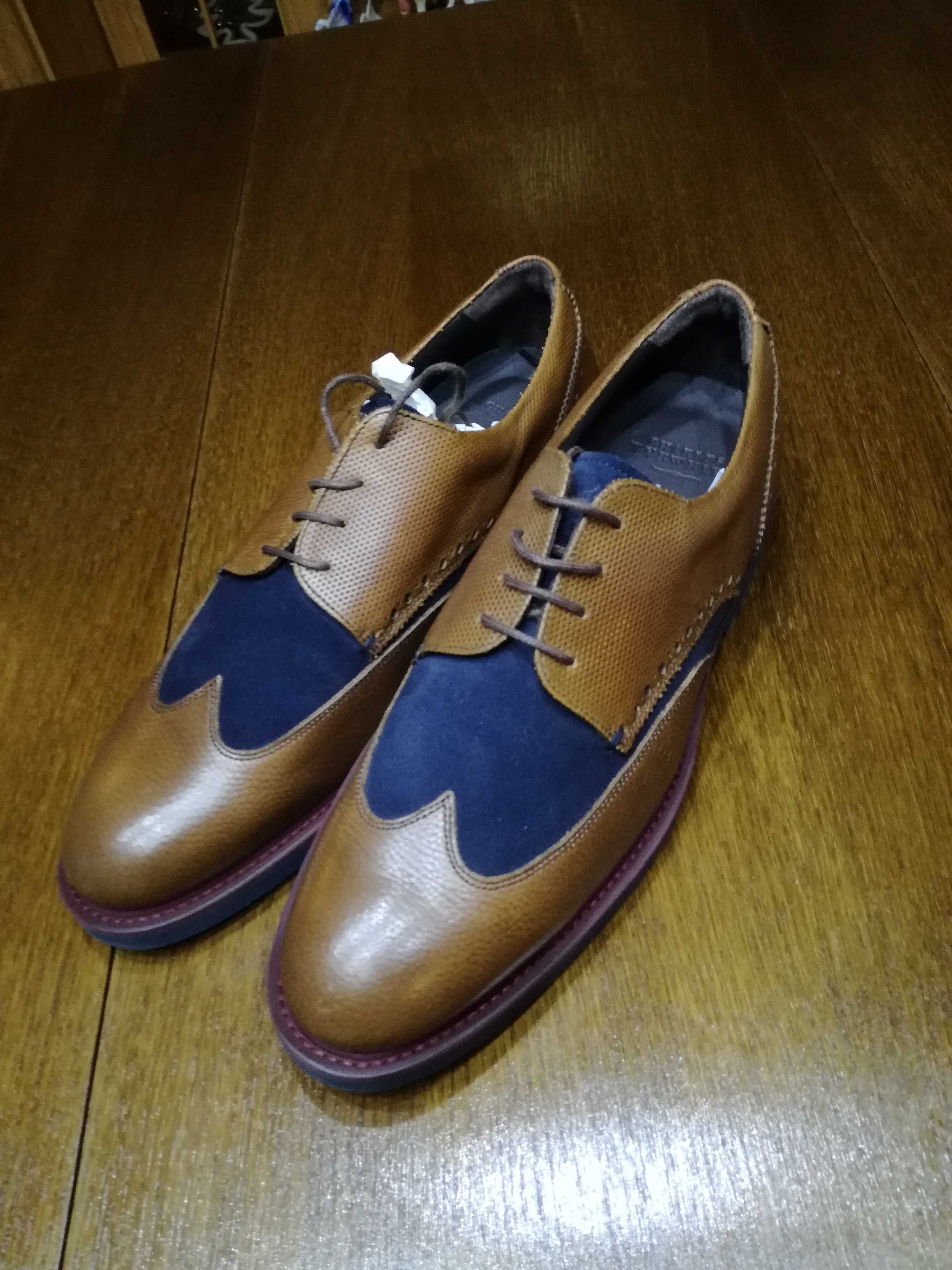 Pantofi noi din piele naturala  Charles Tyrwhitt