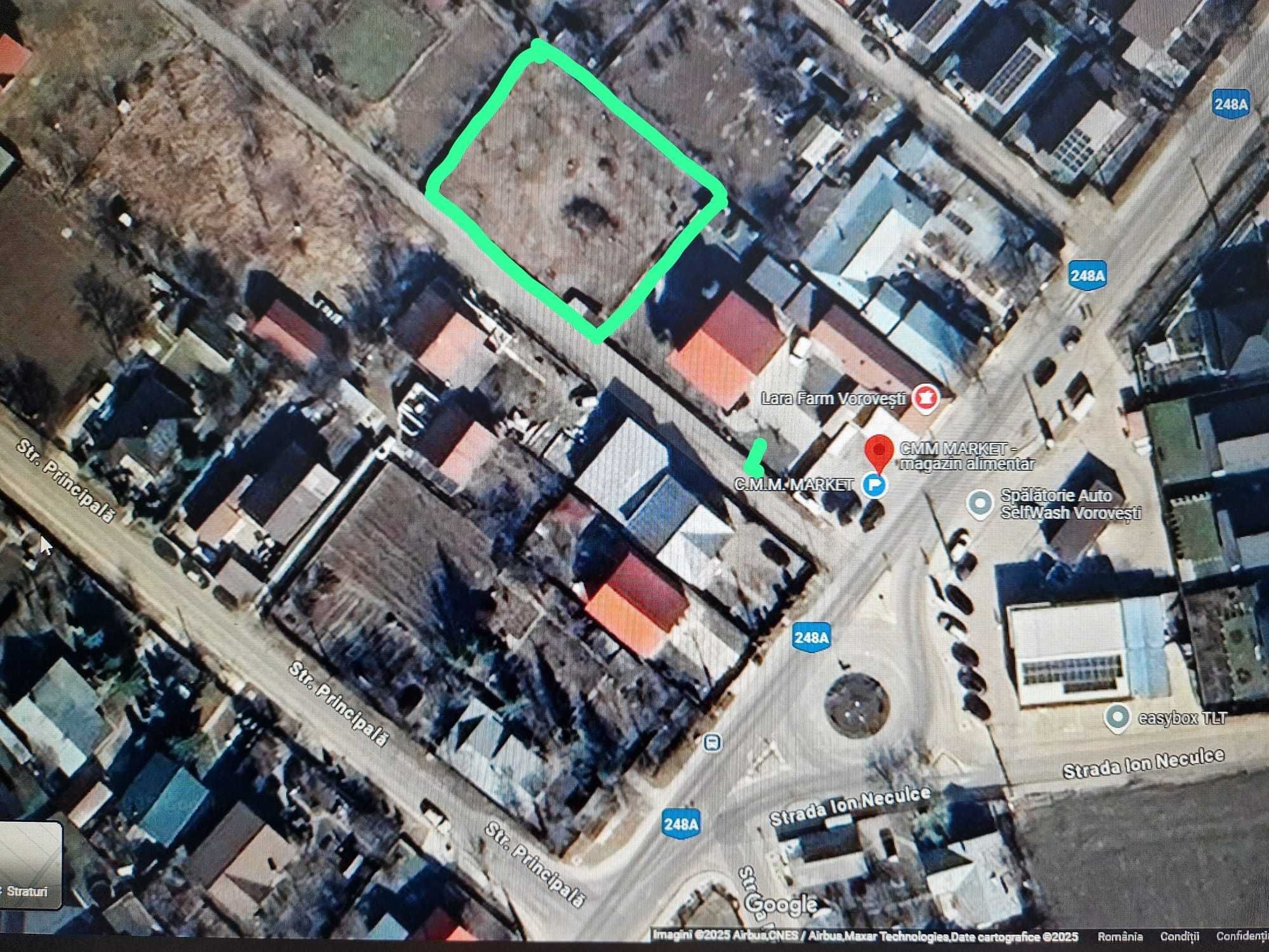 Teren 1159mp in sensul giratoriu la vorovesti  93.000 euro negociabil.