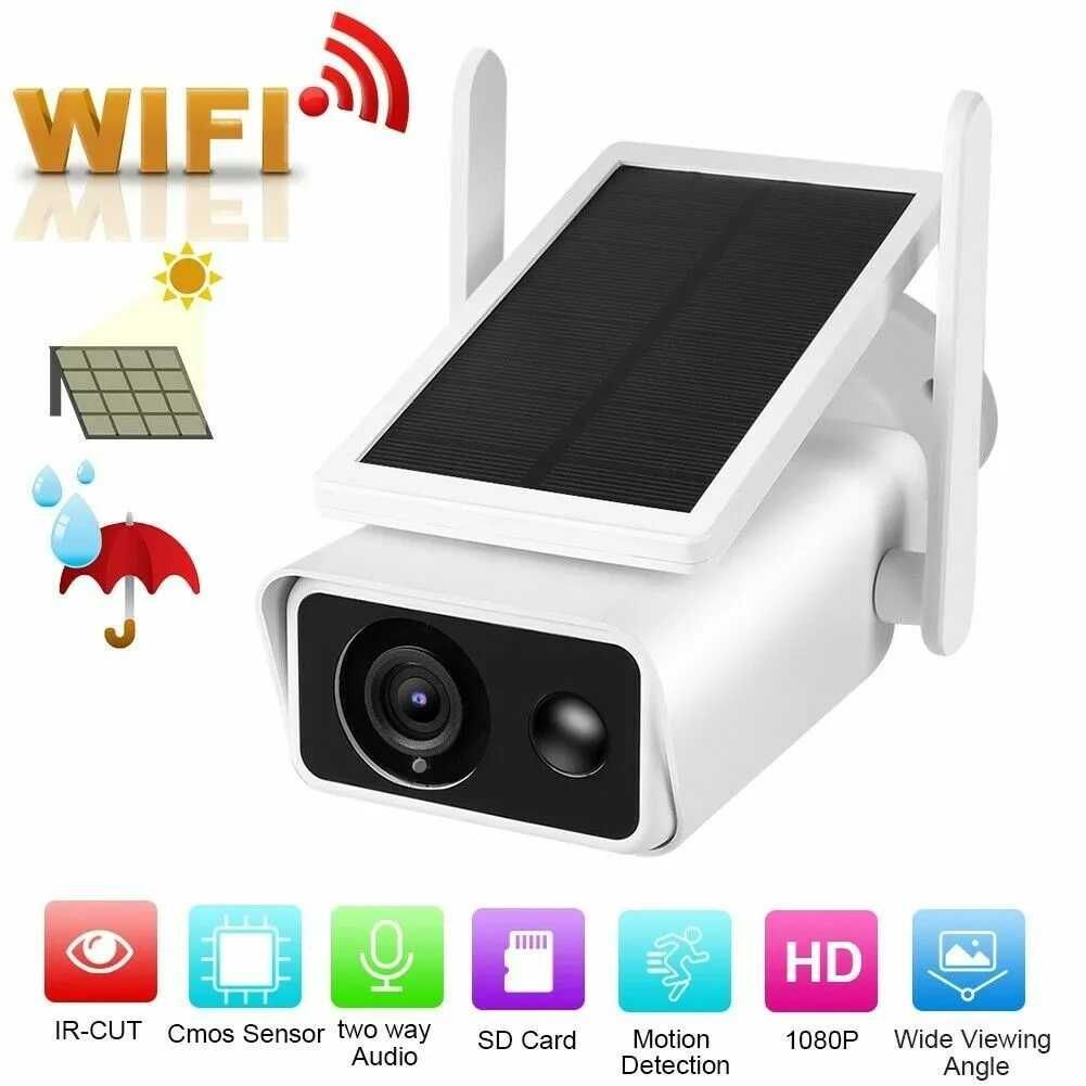 Соларна камера STELS SL40, Wi-Fi, Full HD, 3MP, PTZ, нощно виждане