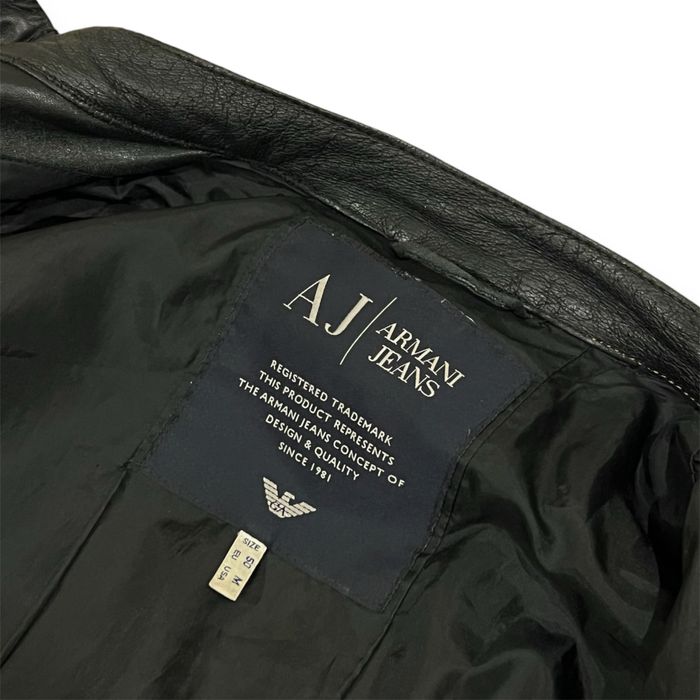 Emporio Armani мъжко кожено яке тип алкантара