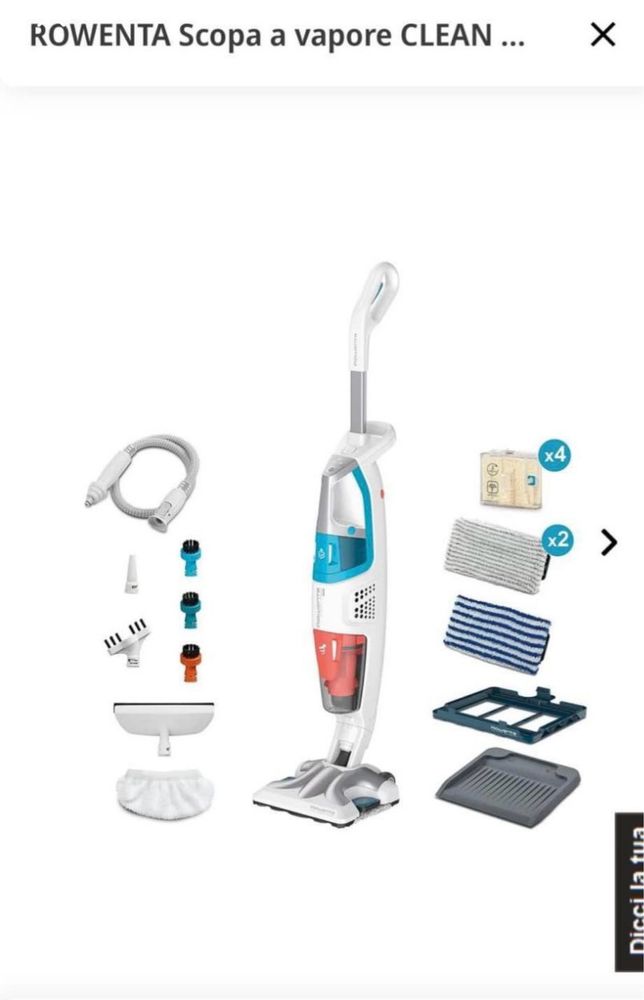 Aspirator cu abur Rowenta Clean & Steam Multi