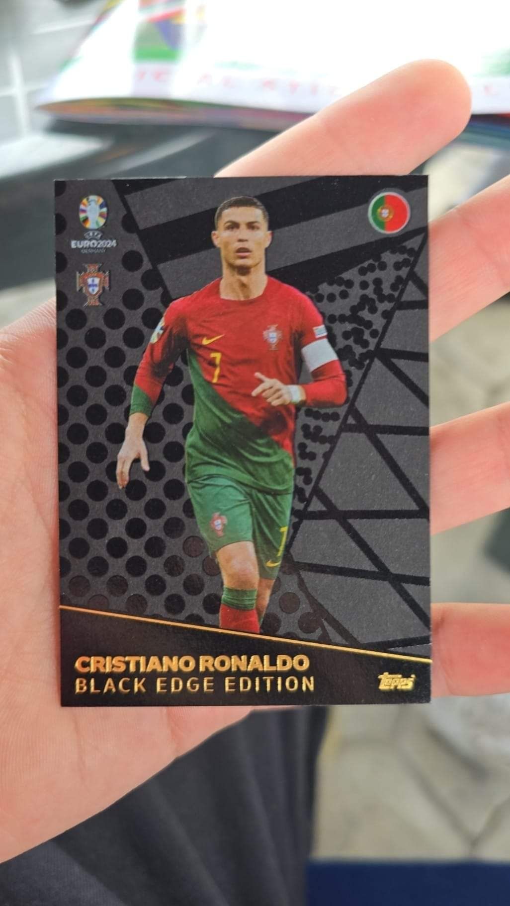 Cristiano Ronaldo - Black Edge Match Attax Euro 2024