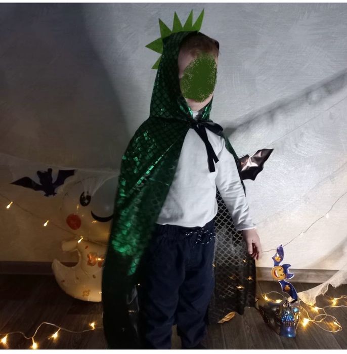 Костюм плащ накидка дракона на хеллоуин (прокат )