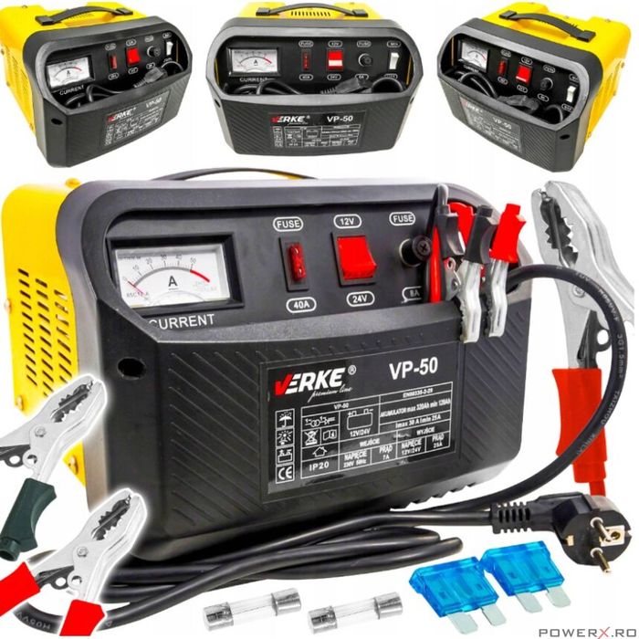 Redresor auto 30 amperi 12V / 24V, pentru baterii cu capacitate