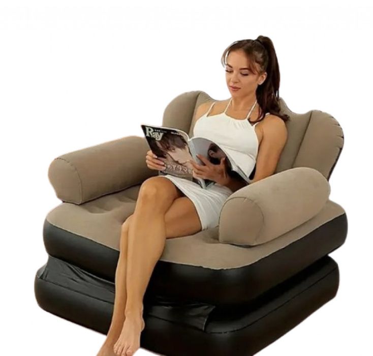 Надуваем фотьойл 5 в 1 SuperSofa