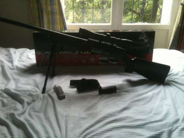 Pusca ARC ~SNIPER 4 J ~ METAL de airsoft Cu Aer Comprimat Pistol co2