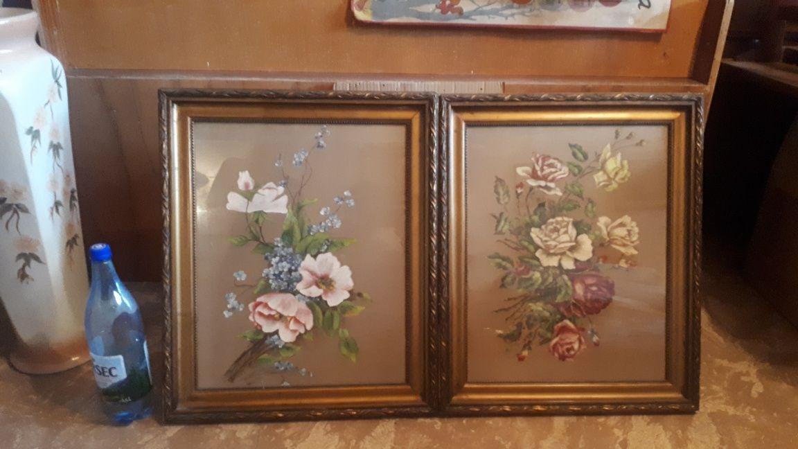 Vand doua tablouri 60/50 cm pictura pe panza