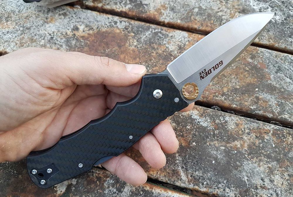 Briceag cutit Cold Steel Golden EYE S35VN, militar, vanatoare, pescuit