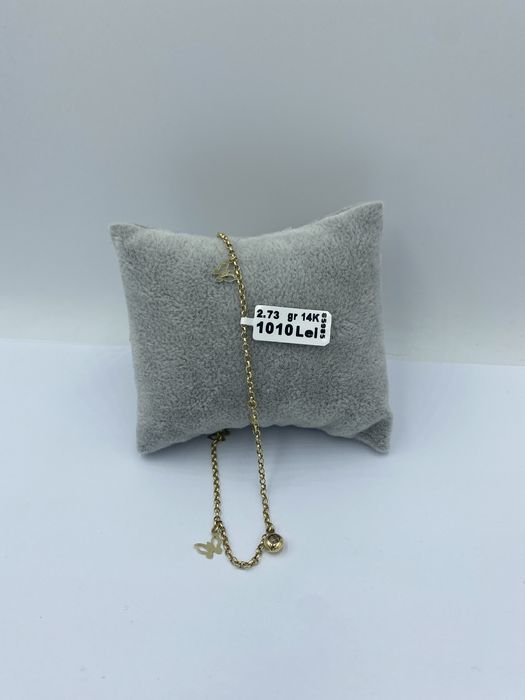 Bratara picior aur 14k 30cm #45817