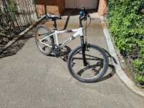 Bicicleta MTB copii 20" Decathlon rockrider alba