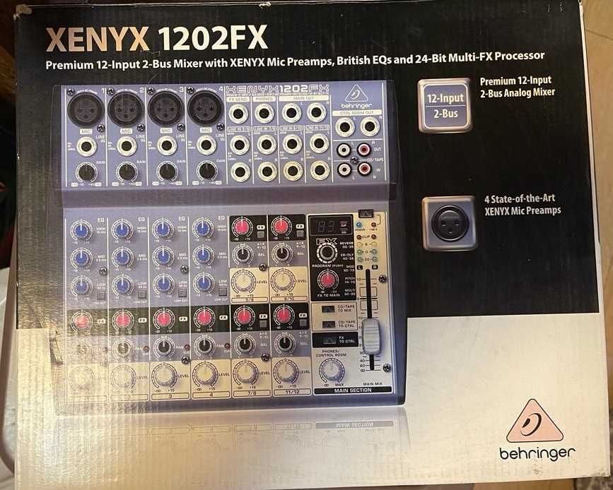 Микшерный пульт BEHRINGER Xenyx 1202FX