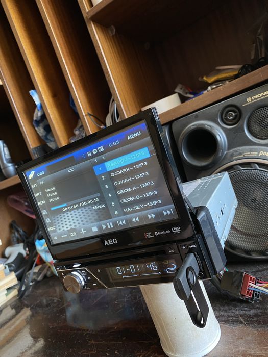 AEG Germany - DVD, BLUETOOTH, USB CD mp3 плеър за кола сд радио