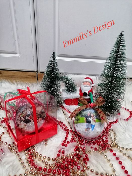 Коледни топки със снимки на най ниски цени