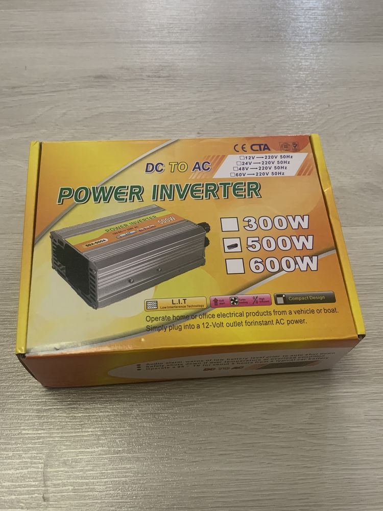 Invertor convertor 12v la 220V 500W, USB