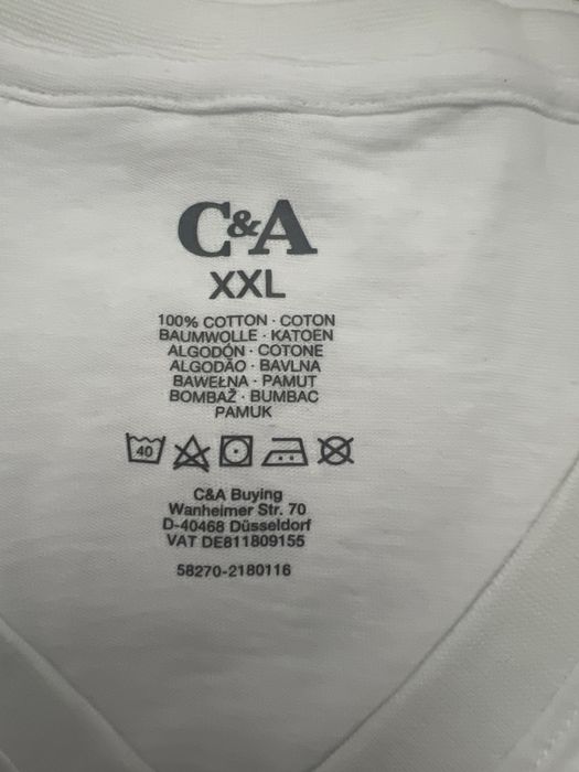 Set 3 tricouri bumbac C&A XXL