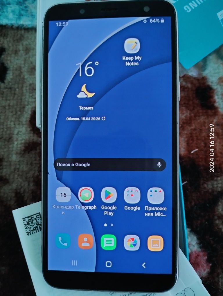 Samsung j6 sotiladi