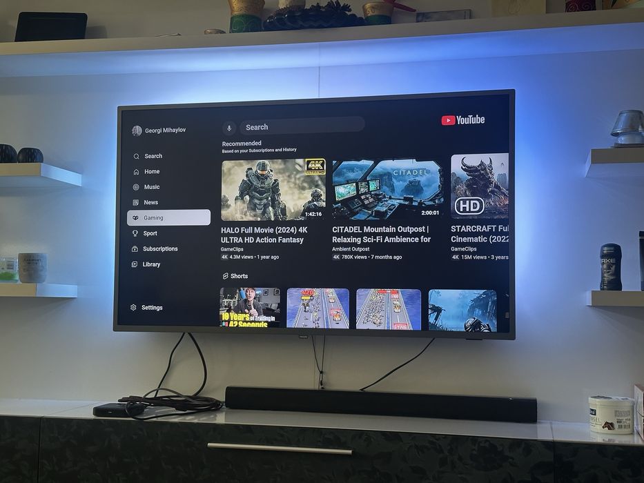 Ultra HD 4K Smart Телевизор Philips 50” топ състояние