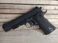 Promotie Colt 1911 FullMetal CO2 PistolAirsoft original +cadouCO2+bile