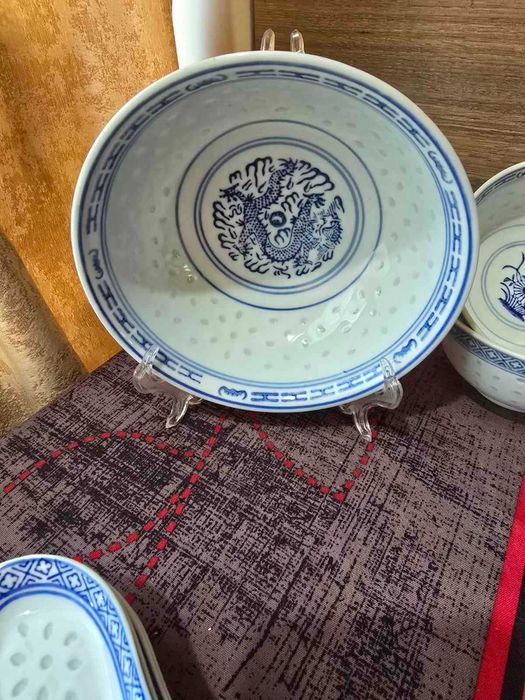 Китайски порцеланов оризов порцелан