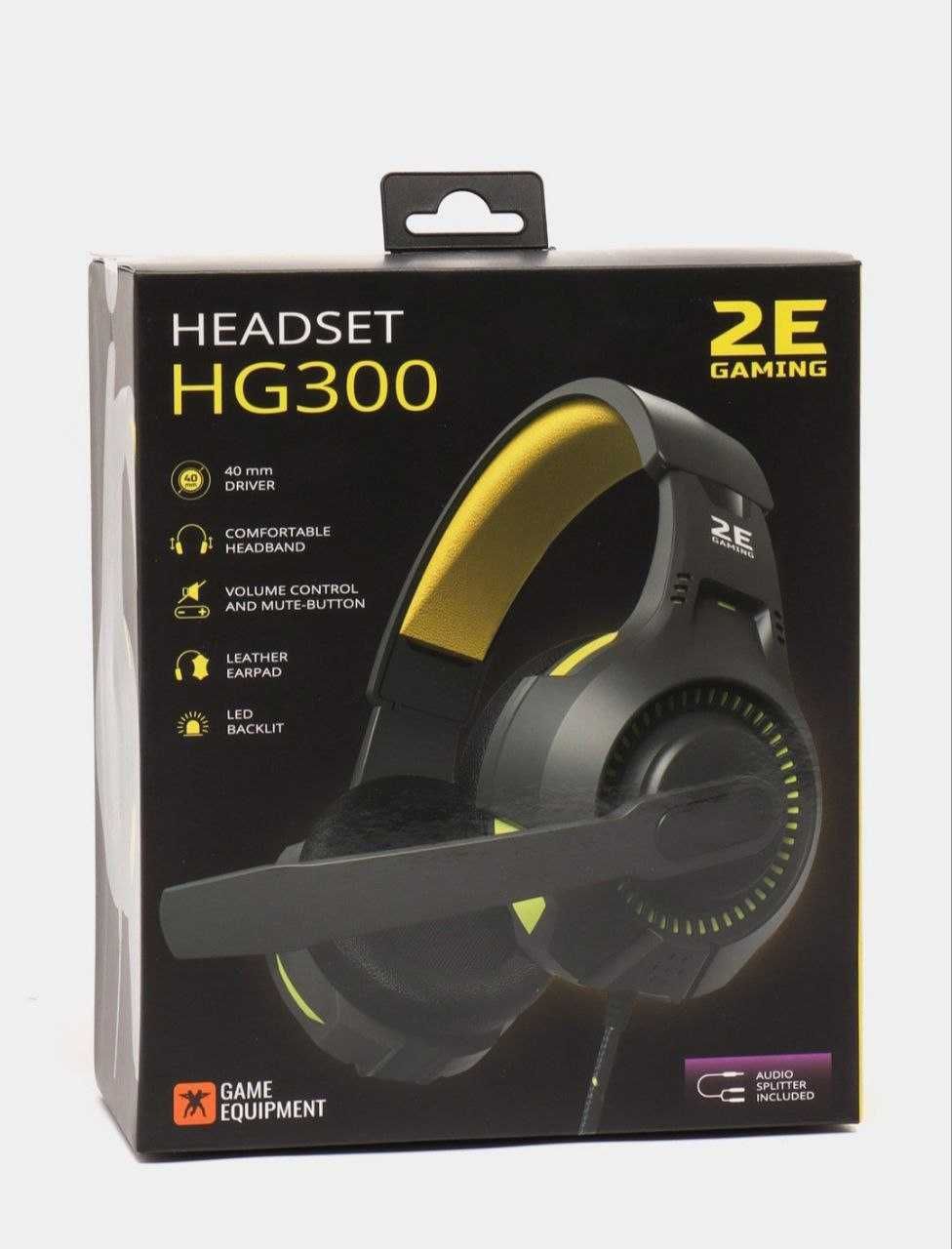 Игровые наушники 2E Gaming HG300, с микрофоном и подсветкой
