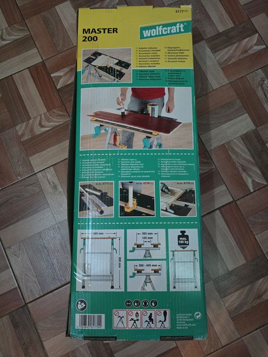 Wolfcraft masă/banc de lucru Master 200