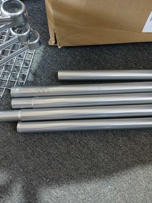 Etajera colt dus mDesign, telescopica, metal