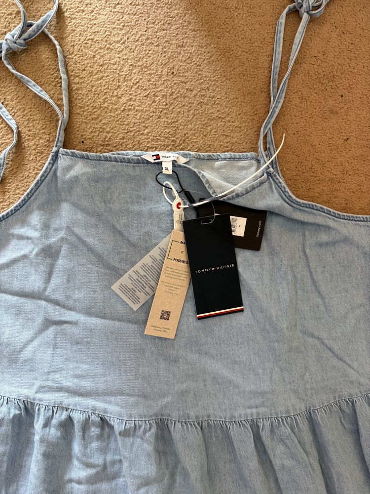 Tommy Hilfiger рокля, дънкова, размер XL