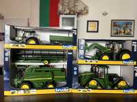 Играчки Bruder - трактори, комбайни John Deere, Case, New Holland