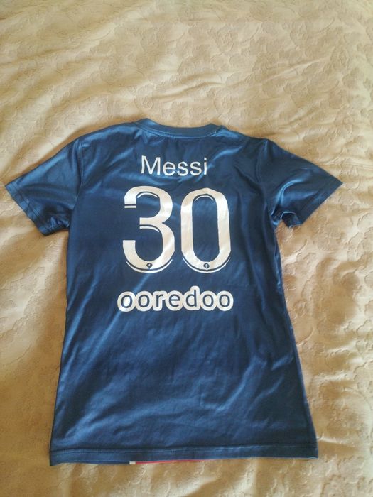 Tricou fotbal PSG cu Messi