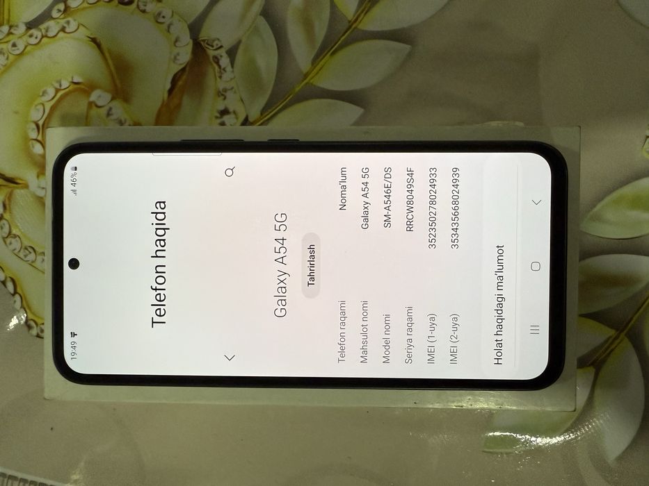 Samsung A54 5G ideal