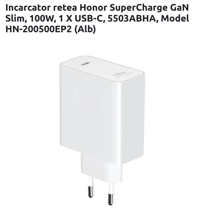 incarcator rapid 100w pentru Honor 400 pro
