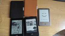 Електронни книги Kindle и Tolino