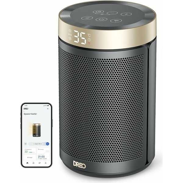 Интелигентен електрически нагревател Dreo, 1500 W