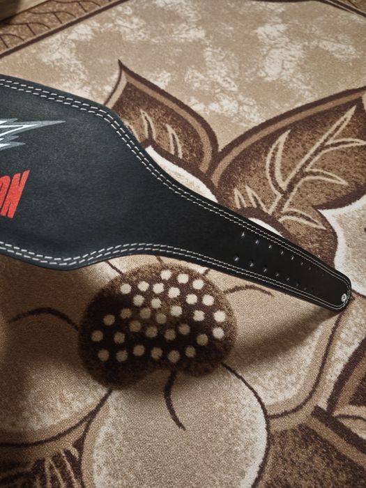 Кожен Фитнес Колан Armageddon Sports 15 см, M