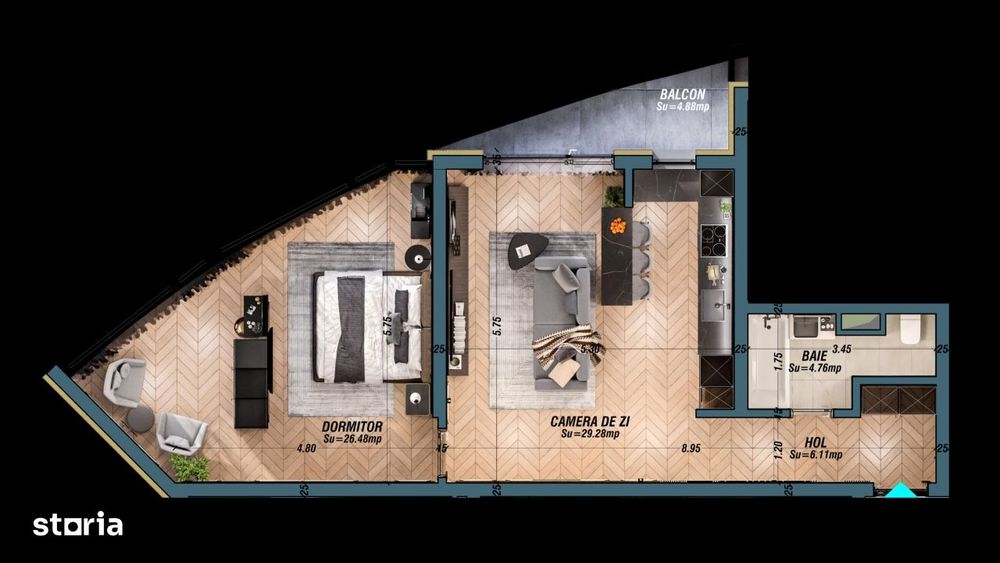 Apartament 2 Camere-Bloc 2( Finalizat ) Complex Avanera Suceava