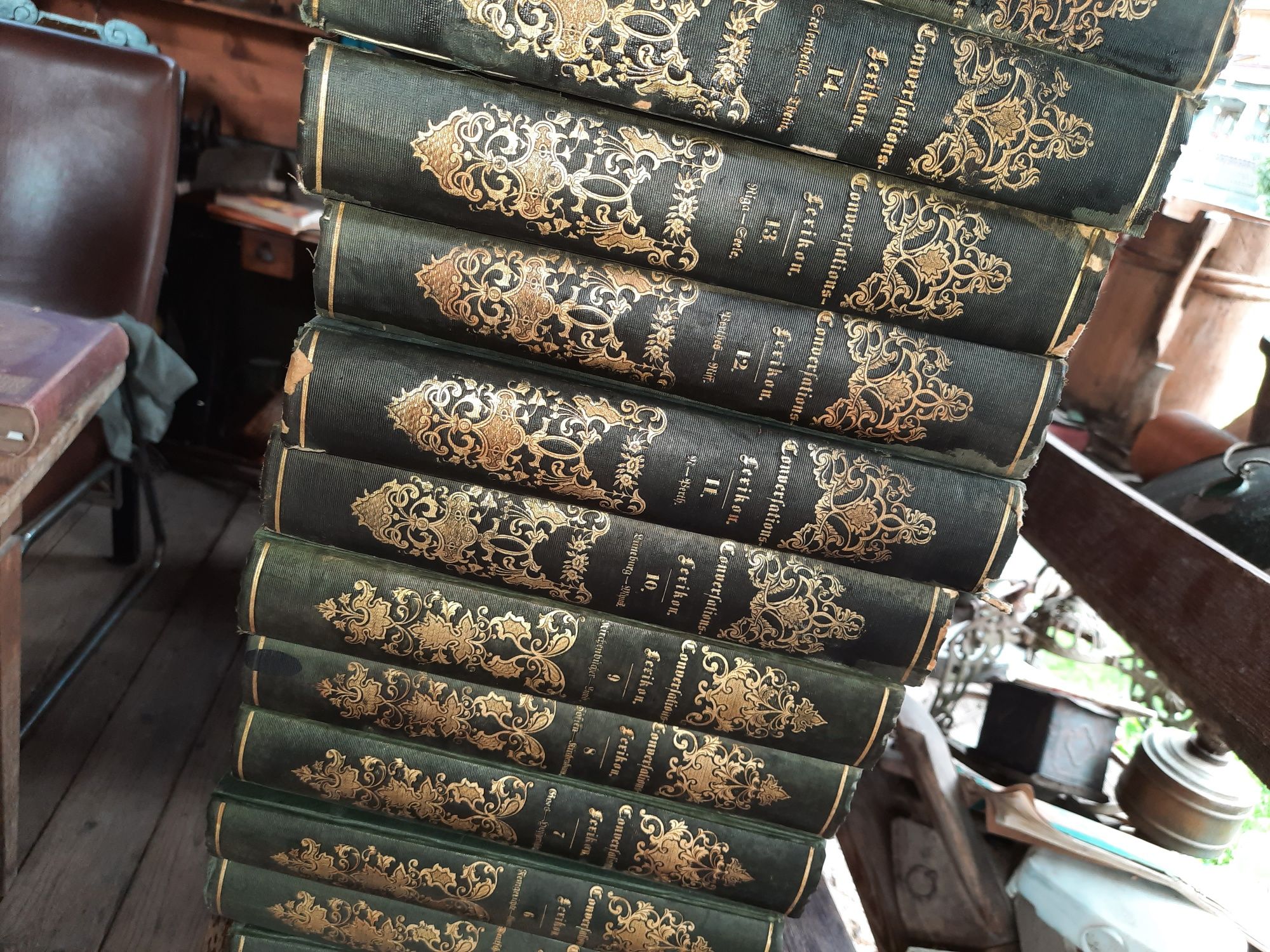 15 volume 1853,conversation lexikon