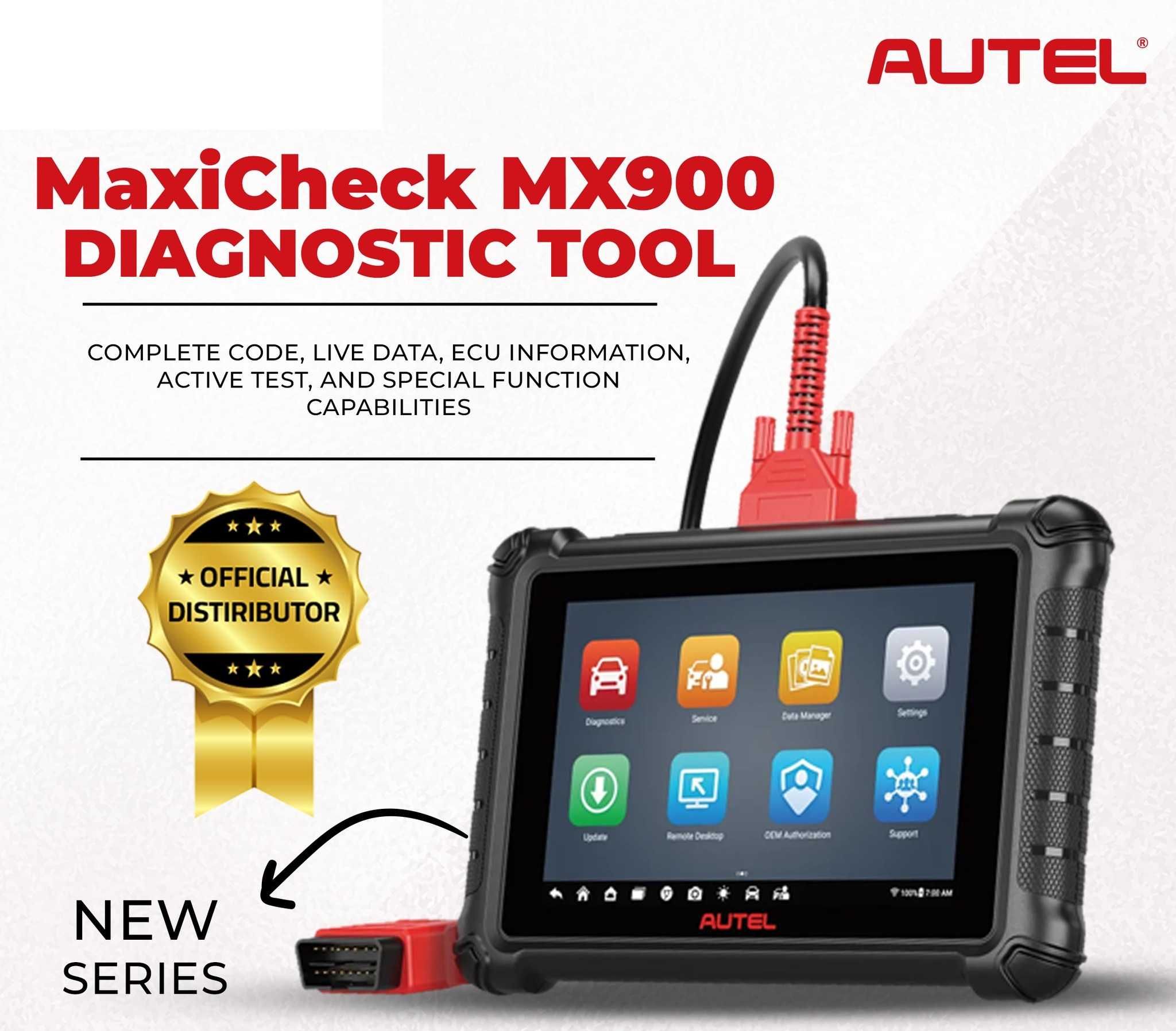 Автодиагностика на Български Autel MX900,DOIP,CanFD,кодиране,40 ресета