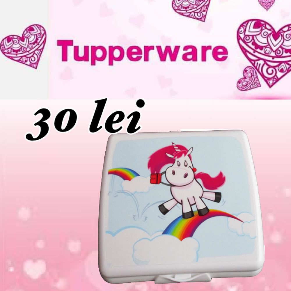 Set Pahar NC cu tartă Tupperware