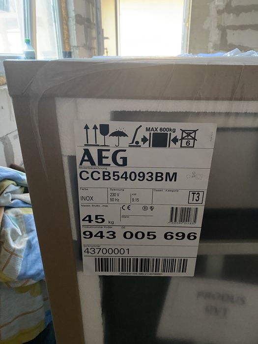 Vand aragaz AEG electric
