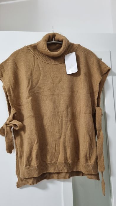 Pulover vesta tricotaj maro L