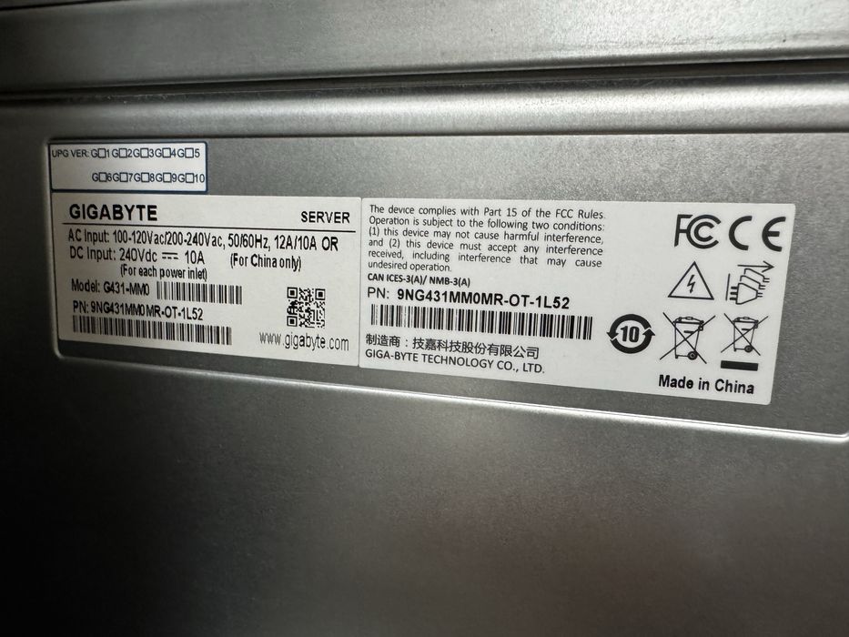 Server Gigabyte G431-MM0 rackmount performant procesor amd epyc 3151